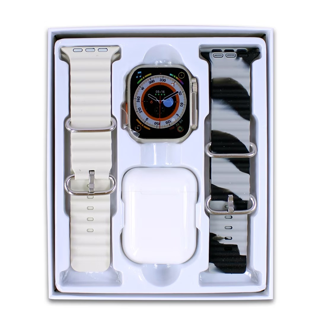 Miniatura 3 de Reloj EW68 Ultra Max + Audifonos i12